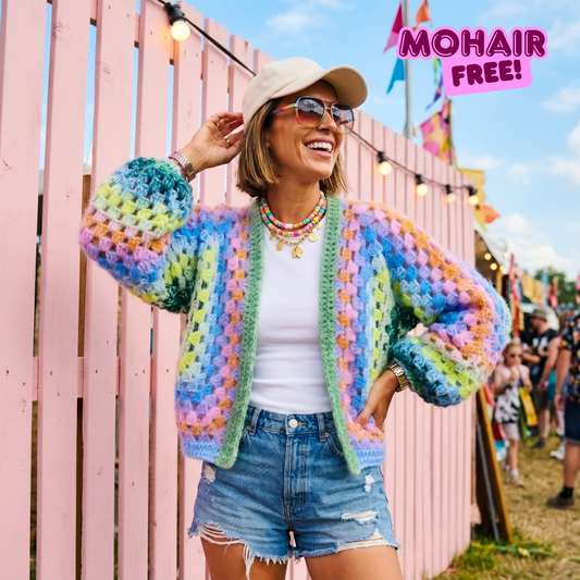 Gilet MYPZ en mohair épais Lemon Garden