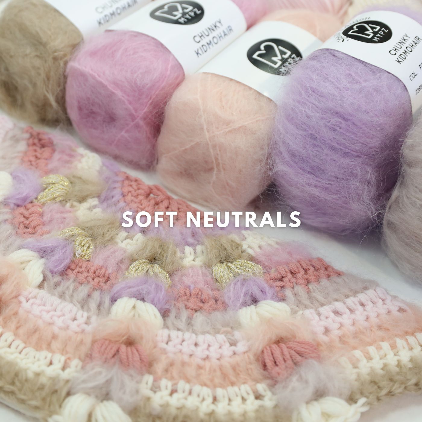 Kit de crochet - MYPZ châle bohème CROCHET ALONG (ENG-NL-DE-FR-ES)