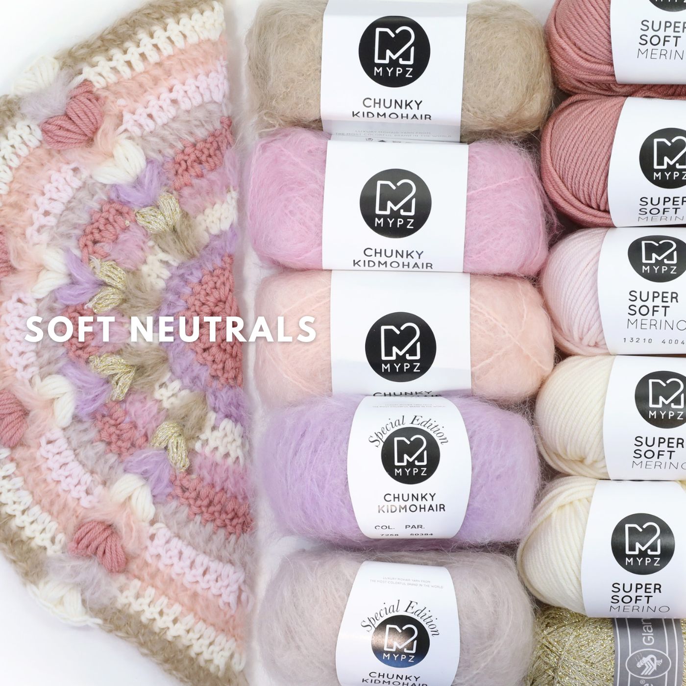 Kit de crochet - MYPZ châle bohème CROCHET ALONG (ENG-NL-DE-FR-ES)