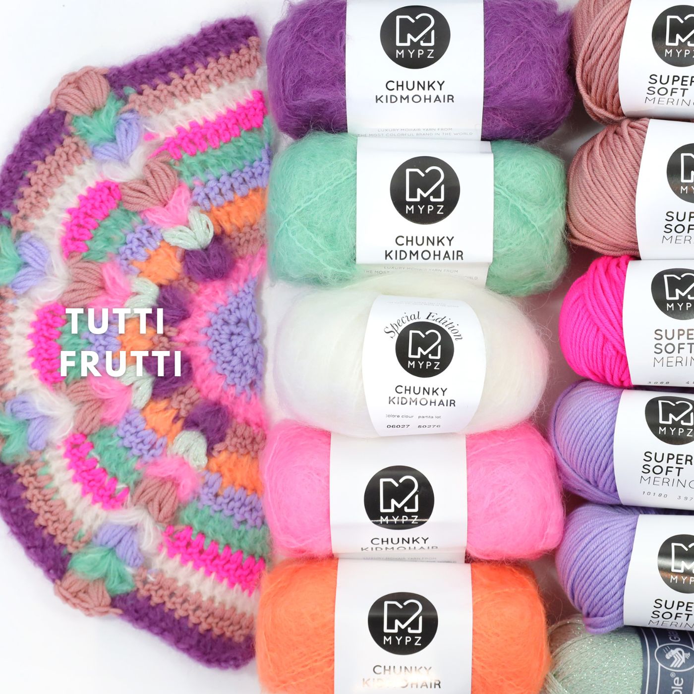 Kit de crochet - MYPZ châle bohème CROCHET ALONG (ENG-NL-DE-FR-ES)