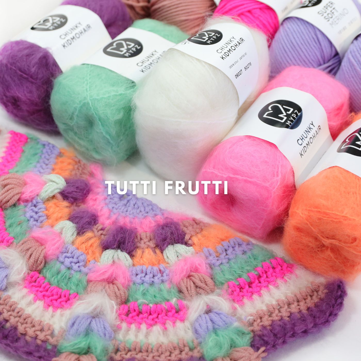 Kit de crochet - MYPZ châle bohème CROCHET ALONG (ENG-NL-DE-FR-ES)