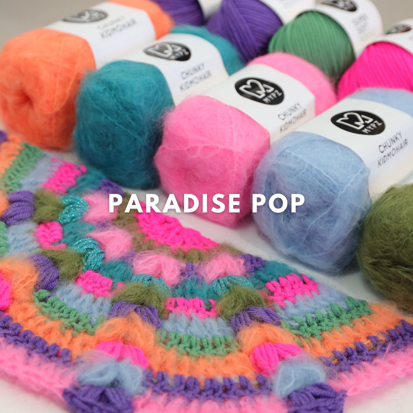 Kit de crochet - MYPZ châle bohème CROCHET ALONG (ENG-NL-DE-FR-ES)