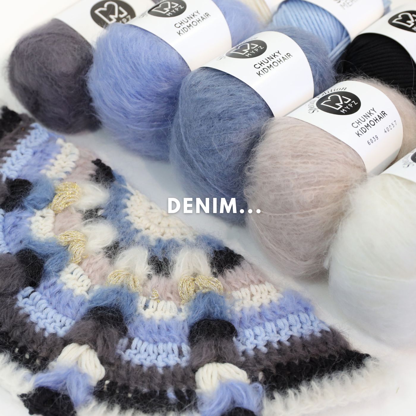Kit de crochet - MYPZ châle bohème CROCHET ALONG (ENG-NL-DE-FR-ES)