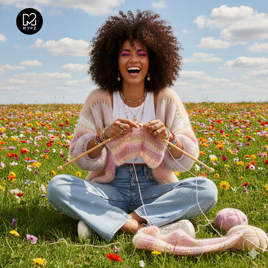 Knitting kit – MYPZ Basic Light Mohair Top Beige No10 (ENG-NL-DE-FR)