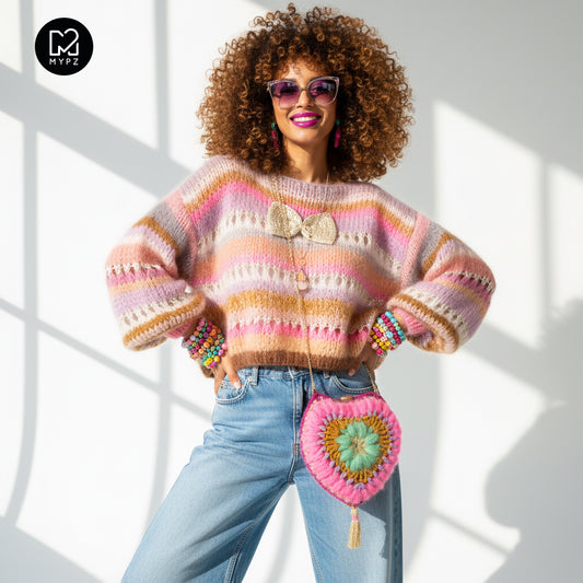 Modèle de crochet - Sac cœur 3D MYPZ (ENG-NL-DE-FR-ES)