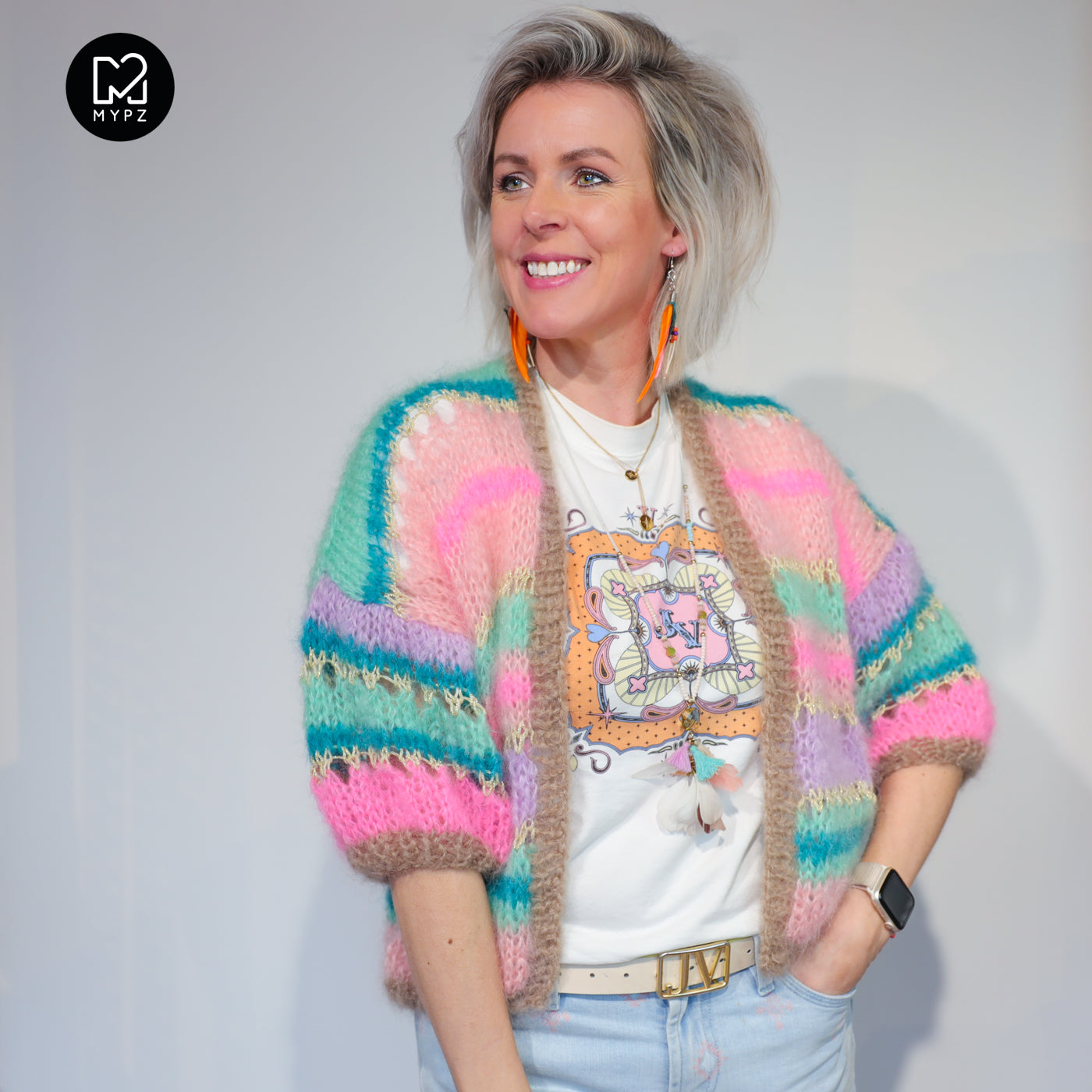 Knit pattern – MYPZ Light Mohair Cardigan Faby No10 (ENG-NL-DE)