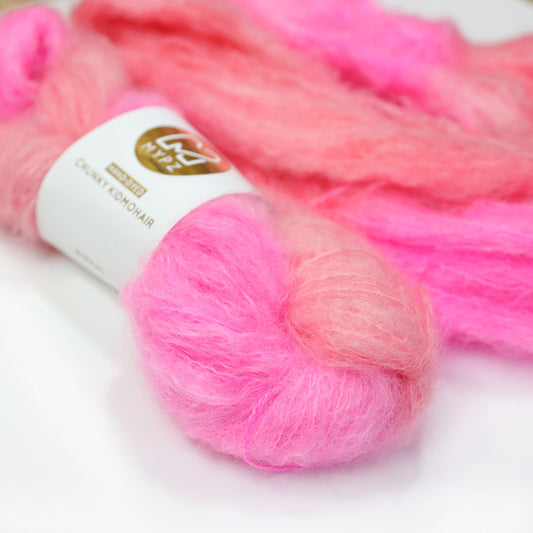 MYPZ Chunky kidmohair – hand-dyed Karma Ultra Light