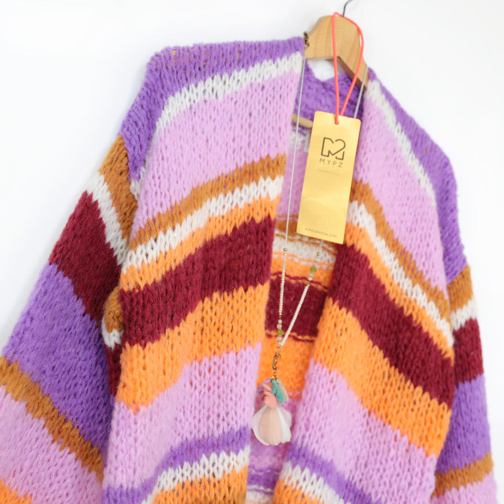 Kit de tricot - MYPZ Light Alpaca Cardigan Sweet Hugs No10 (ENG-DE-NL-ES-FR-IT-DA-SV-NO)