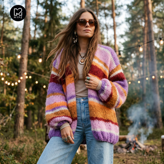 Patron de tricot - MYPZ Light Alpaca Cardigan Sweet Hugs No10 (ENG-DE-NL-ES-FR-IT-DA-SV-NO)