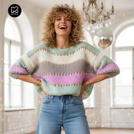 Kit de tricot – MYPZ Light Alpaca Top Clouds No10 (ENG-NL-DE-FR)