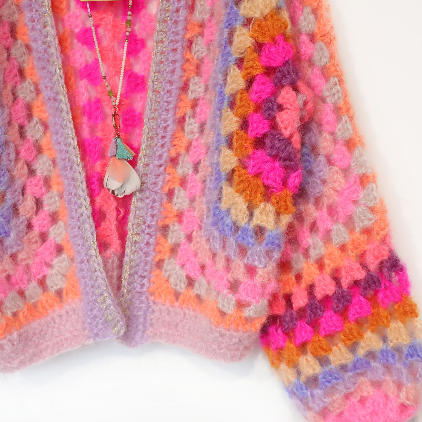 Kit de Crochet - MYPZ Hexagon Cardigan Pink Vibes (ENG-NL-DE-FR)