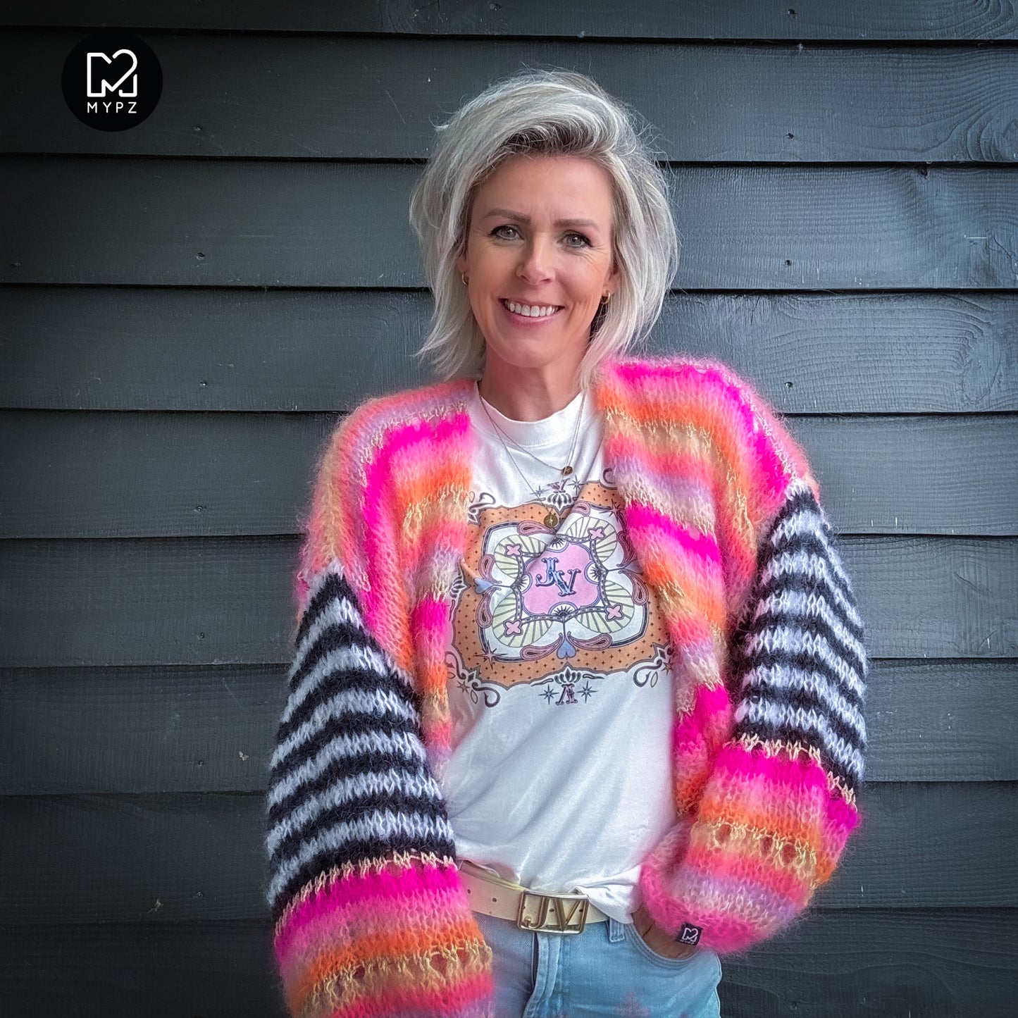 Knit pattern – MYPZ Light Mohair Cardigan Pink Magic No10 (ENG-NL-DE)