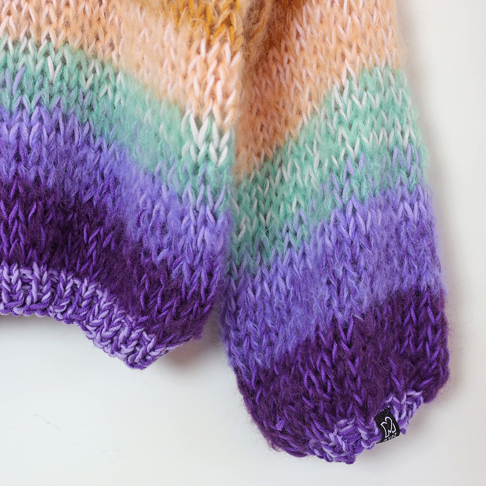 Knitting Kit – MYPZ Classic Mohair Pullover Rainbow No15 (ENG-NL)