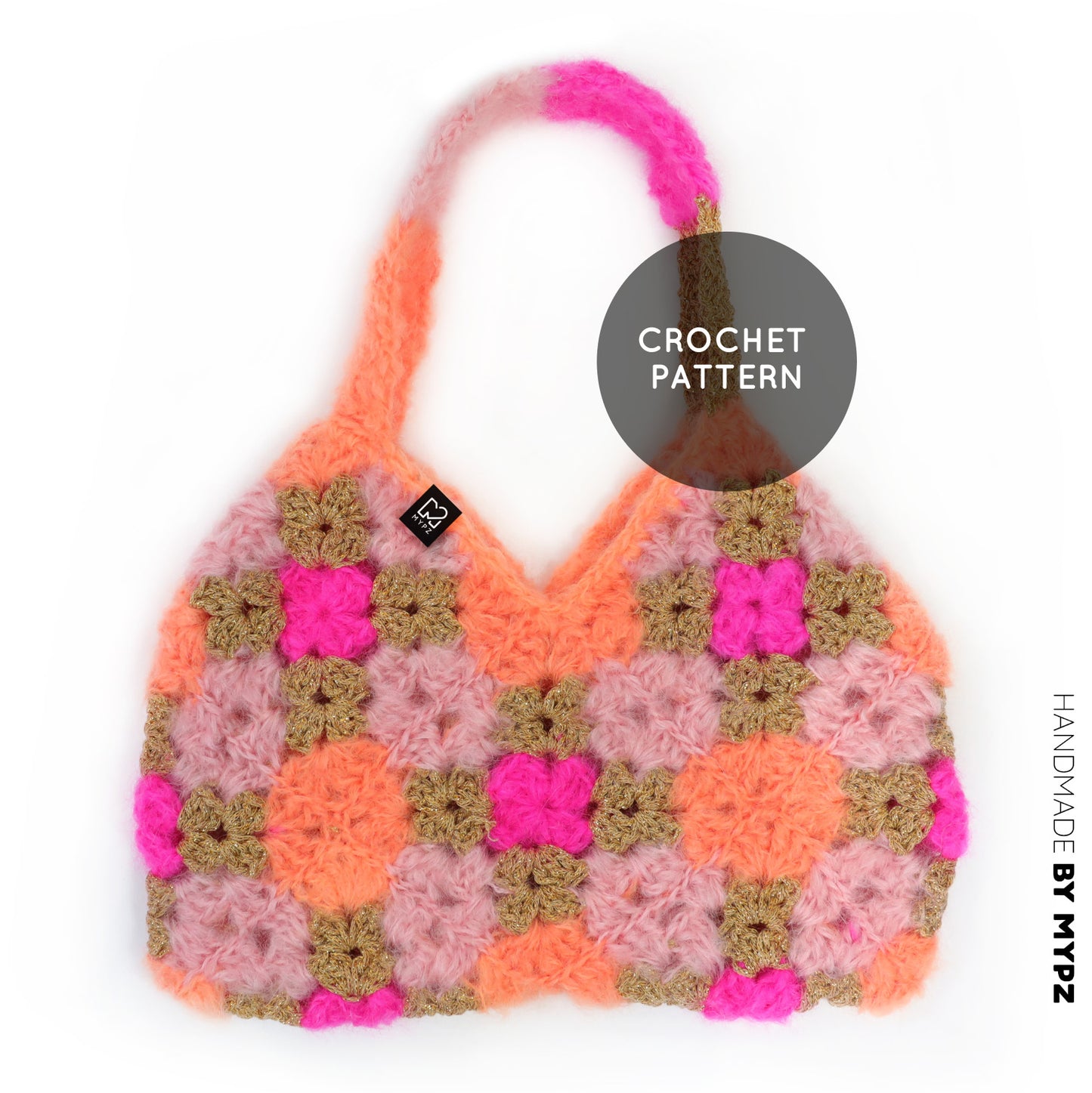 Modèle de crochet - Sac MYPZ Diamonds (ENG-NL-DE-FR-ES)