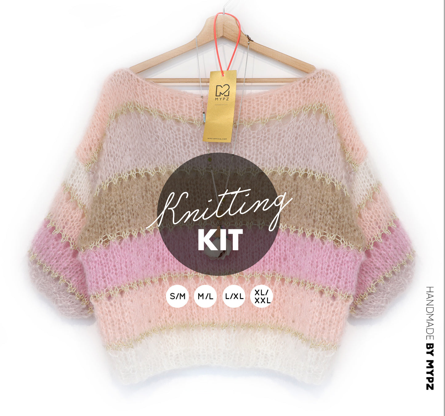 Kit de tricot – MYPZ Basic Light Mohair Top Beige No10 (ENG-NL-DE-FR)