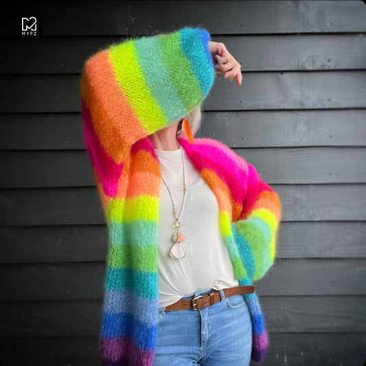 Patron de tricot – MYPZ Gilet Light Mohair Bowie No10 (ENG-DE-NL-ES-FR-IT-DA-SV-NO)