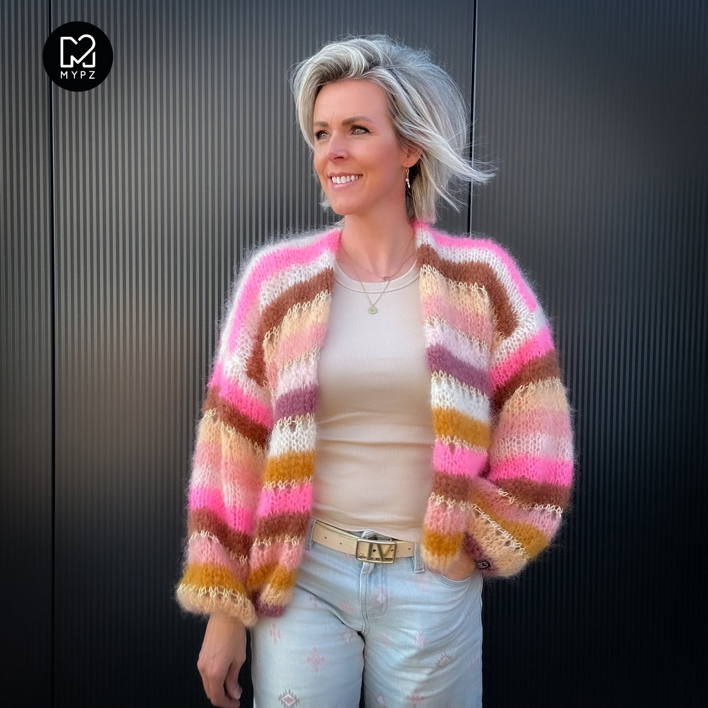 MYPZ Light Mohair Cardigan Caramel