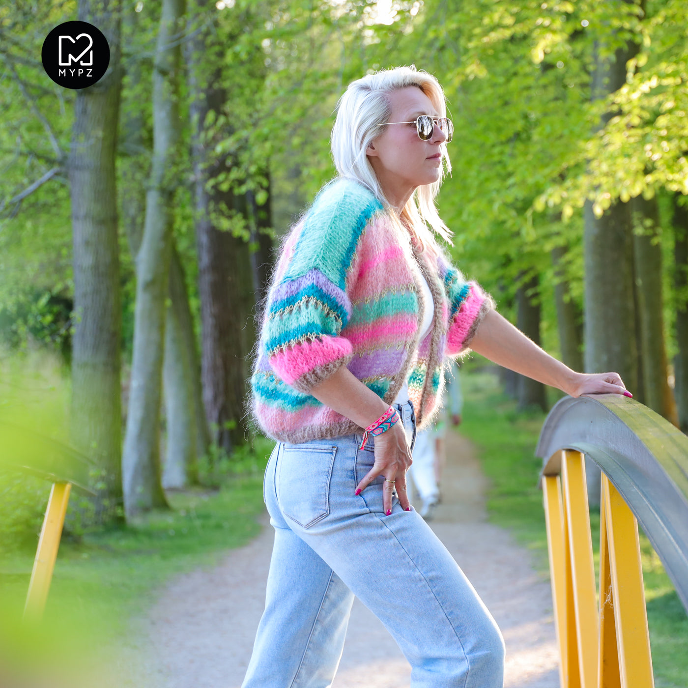 Knit pattern – MYPZ Light Mohair Cardigan Faby No10 (ENG-NL-DE)