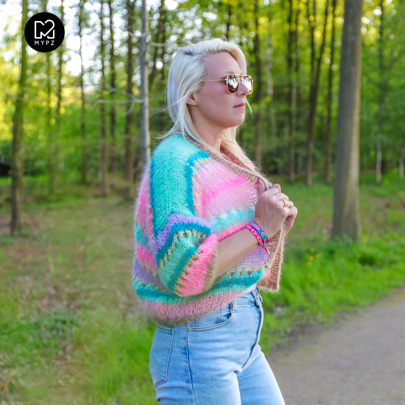 Knit pattern – MYPZ Light Mohair Cardigan Faby No10 (ENG-NL-DE)