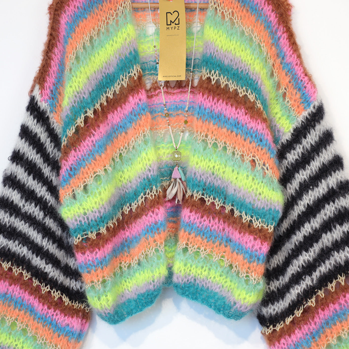 Knitting kit – MYPZ Light Mohair Cardigan Magic No10 (ENG-NL-DE)