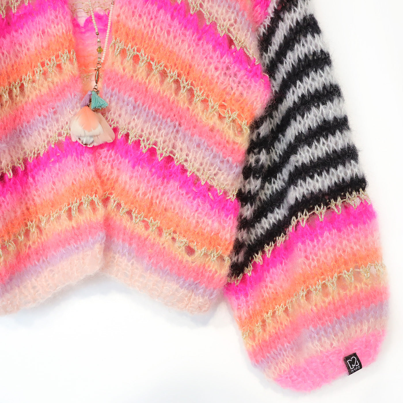 Knit pattern – MYPZ Light Mohair Cardigan Pink Magic No10 (ENG-NL-DE)