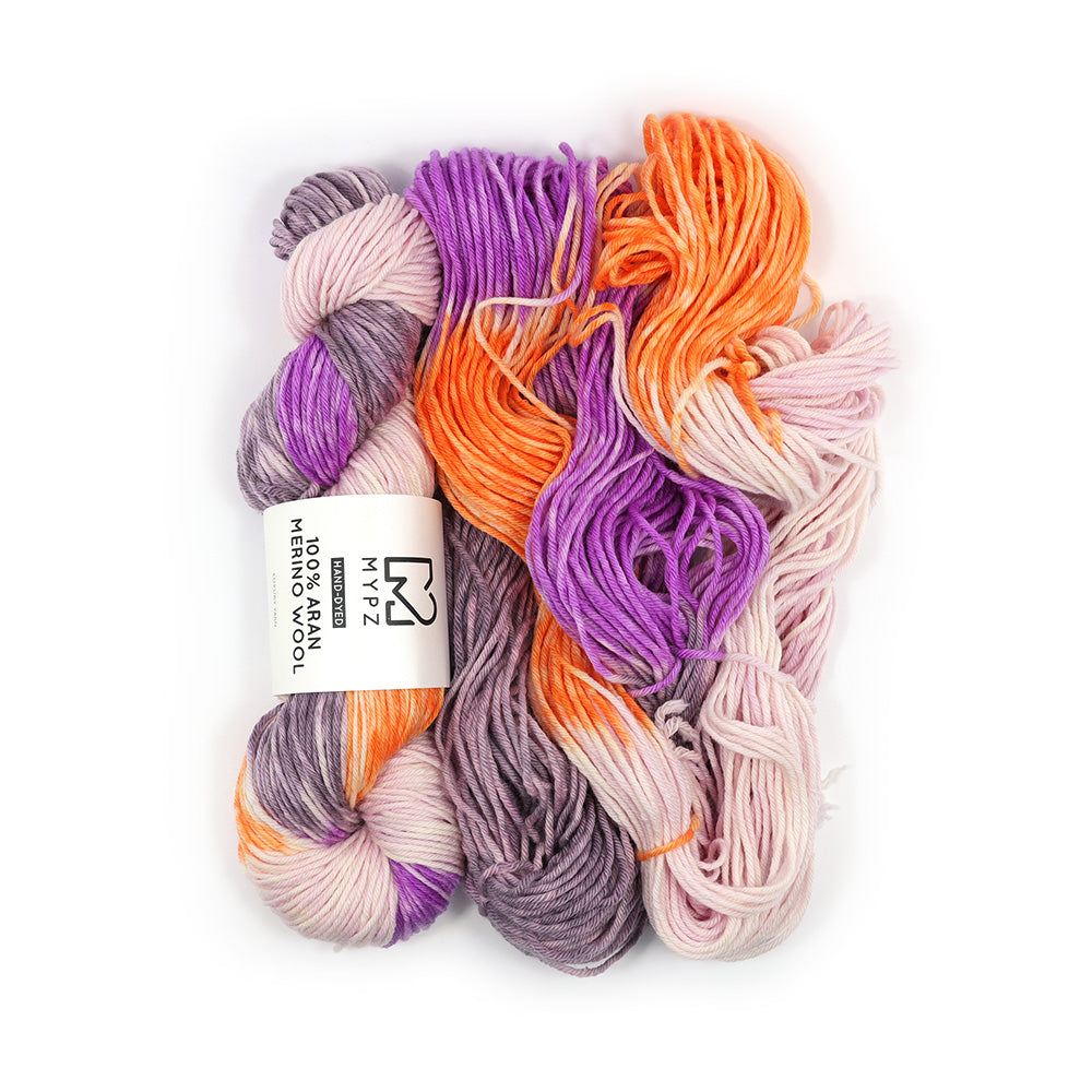 MYPZ Hand-dyed 100% Aran Merino Wool – Sandy Brown