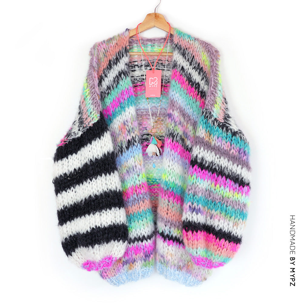 Knitting Kit – MYPZ Chunky Mohair Cardigan Indian Summer No.15 (ENG-NL-DE-NO)