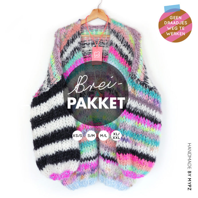 Knitting Kit – MYPZ Chunky Mohair Cardigan Indian Summer No.15 (ENG-NL-DE-NO)