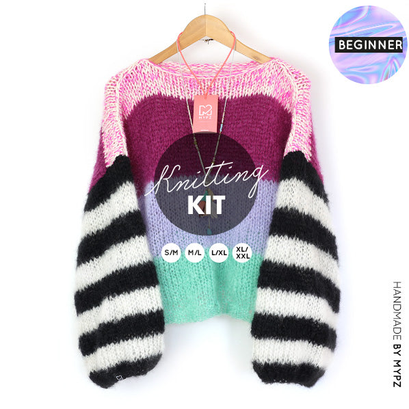 Knitting Kit – MYPZ Basic Light Mohair Pullover Coco no10 (ENG-NL)