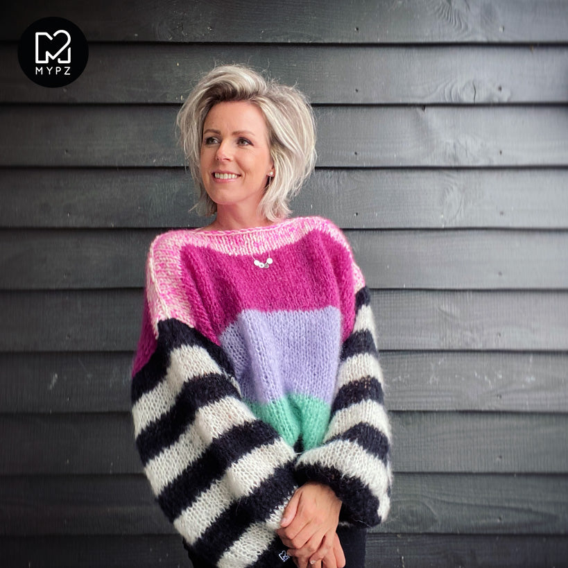 Knitting Kit – MYPZ Basic Light Mohair Pullover Coco no10 (ENG-NL)