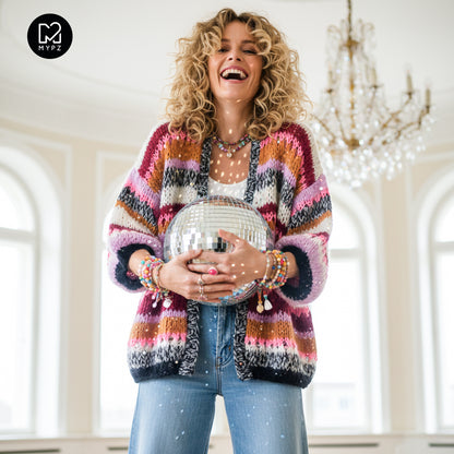 Knit pattern – MYPZ Light Alpaca Cardigan Twinkle Berry No10 (ENG-NL-DE)