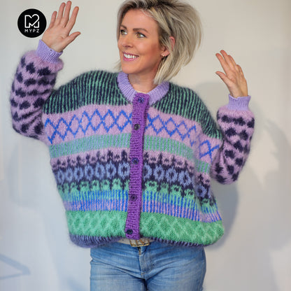 Knitting Kit – MYPZ Cardigan True Blue No6 (ENG-NL-DE)