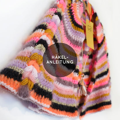 Modèle de crochet - châle bohème MYPZ (ENG-NL-DE-FR-ES)