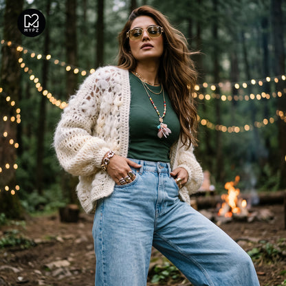 Patron de crochet - MYPZ gilet bomber court Wildflower (ENG-DE-NL-ES-FR-IT-DA-SV-NO)