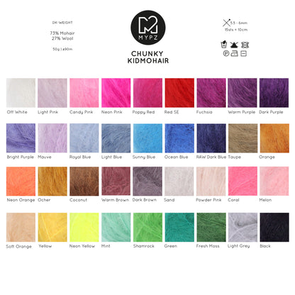 Kit de tricot – Pull épais basique MYPZ Apache No15 – Débutant (ENG-NL-FR-ES)