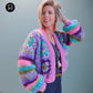 Crochet kit - MYPZ Granny mohair cardigan Purple Candy (ENG-NL-DE)