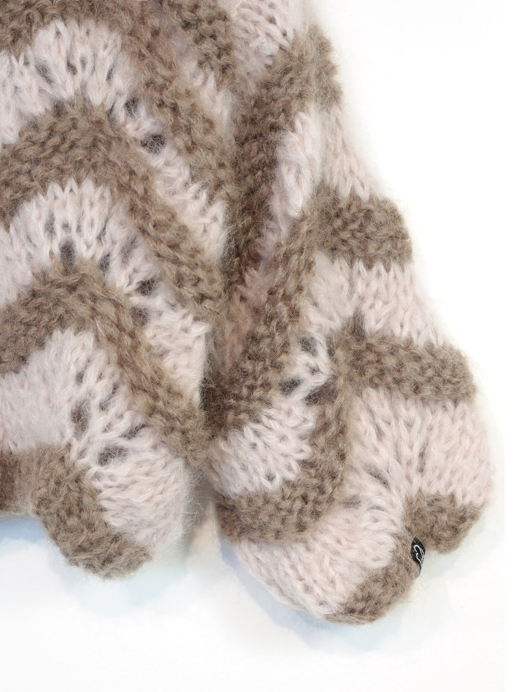 Gilet court en mohair épais MYPZ Stonies Wave