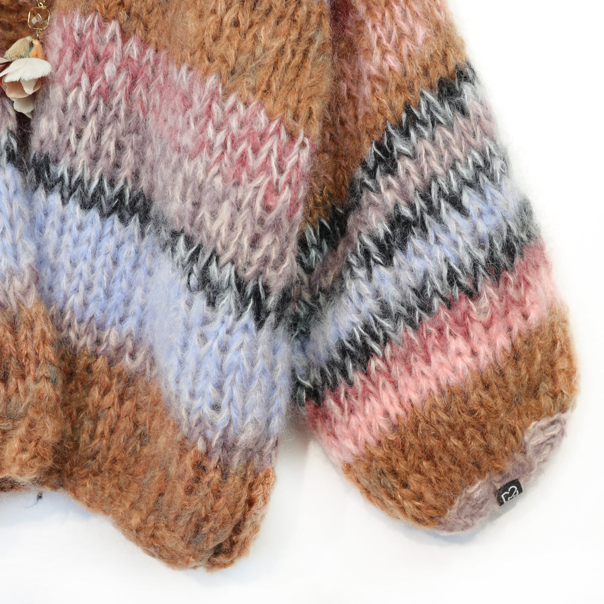 Patron de tricot – Cardigan MYPZ en mohair épais Walnut n° 15 (ENG-DE-NL-ES-FR-IT-DA-SV-NO)