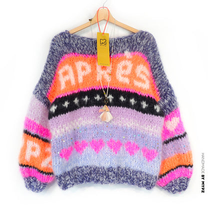 Knit pattern – MYPZ Chunky Mohair Pullover Après Ski No.9 (ENG-NL-DE)