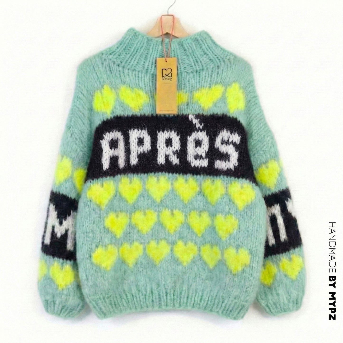 Knitting Kit – MYPZ Chunky Mohair Pullover Mint Love No.9 (ENG-NL-DE)