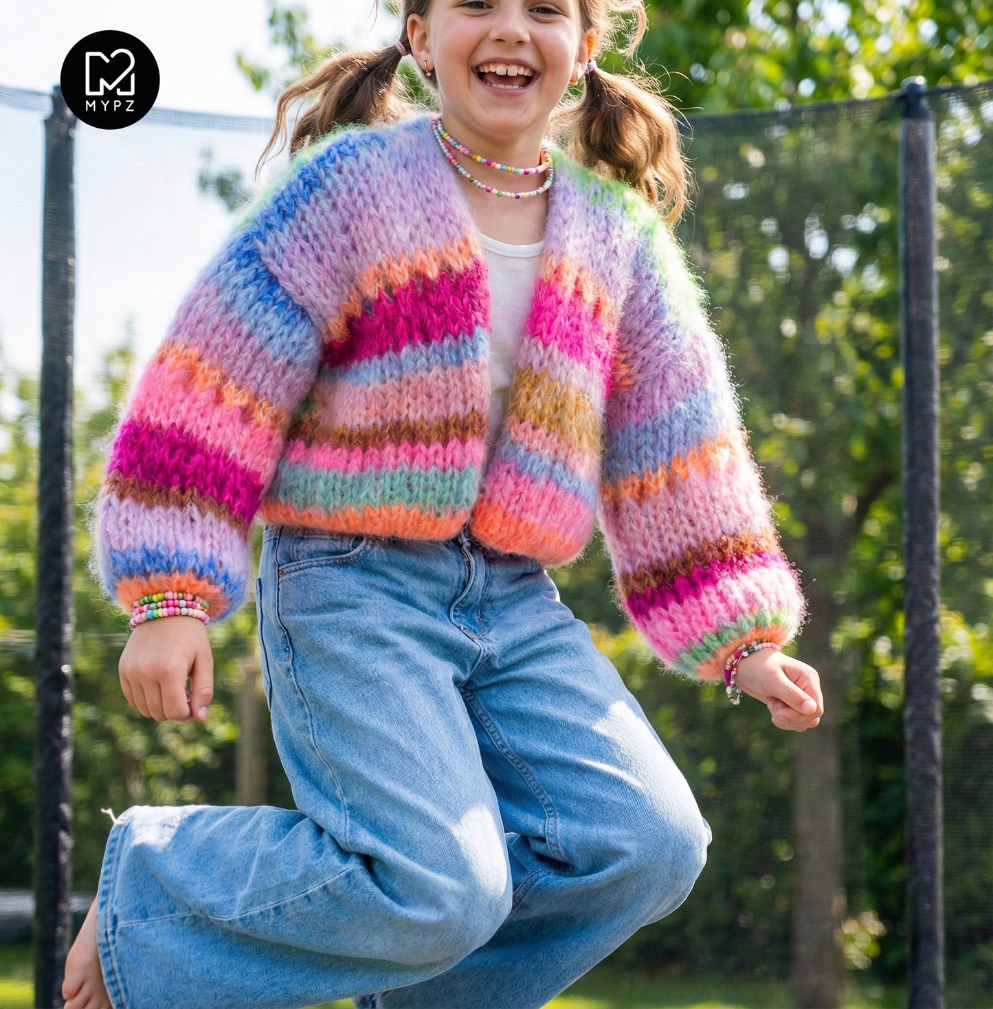 Knit pattern – MYPZ Chunky Mohair Cardigan GIRLZ No12 (ENG-NL-DE)