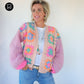 Crochet pattern - MYPZ Granny square mohair cardigan Marshmallow (ENG-NL-DE)