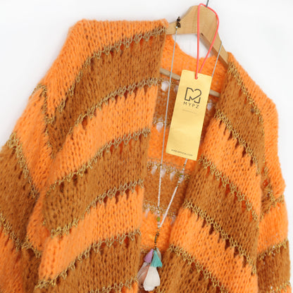 Knitting kit – MYPZ Light Alpaca Cardigan Golden Flow No10 (ENG-NL-DE)