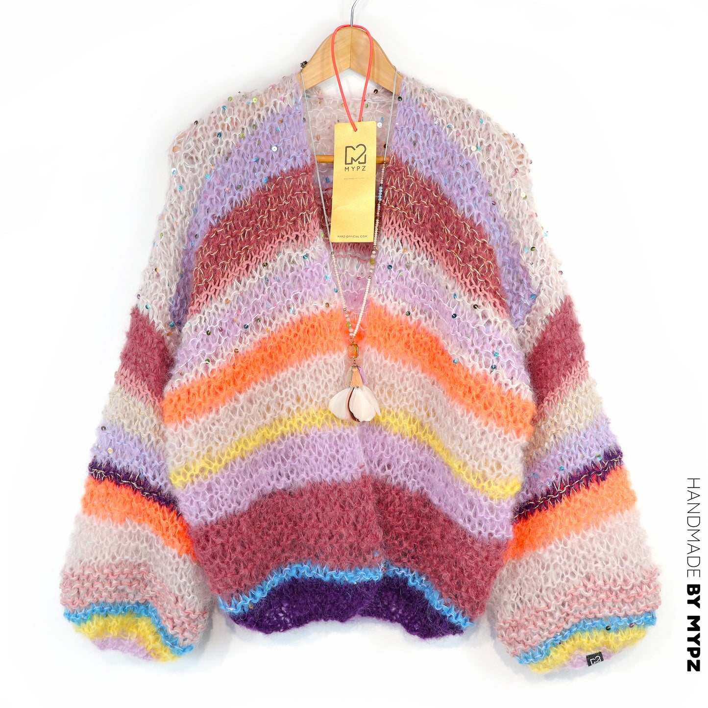 Knit pattern – Light Mohair Cardigan Sasha No.12 (ENG-NL-DE)
