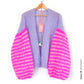 Knitting kit – MYPZ Light Mohair Cardigan Lilala No10 (ENG-NL)