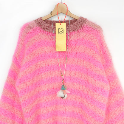 Knitting Kit – MYPZ Light Mohair Pullover Sweet Bubblegum No8 (ENG-DE-NL)