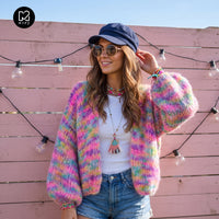 Knitting Kit – MYPZ Short Chunky Mohair Cardigan Maia No.15 (ENG-NL-DE)