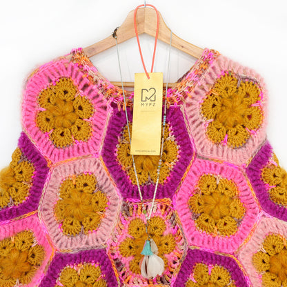 Patron de crochet - MYPZ Poncho Pecan (ENG-DE-NL-ES-FR-IT-DA-SV-NO)