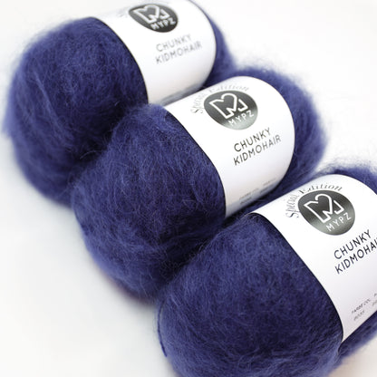 MYPZ Chunky Kidmohair DK Special Edition - Raw Dark Blue