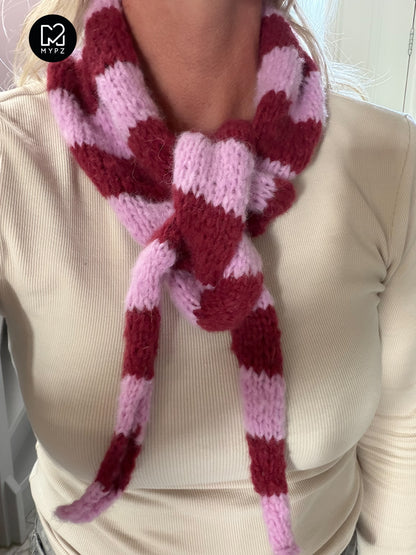 Modèle de tricot – Écharpe Sandy (ENG-NL-DE-ES-FR-IT-NO-DA-SV)